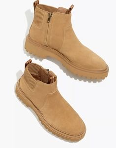 Madewell Suede Lugsole Boot - The Henry